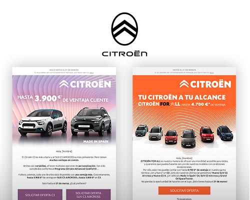 EMAIL MARKETING CITROËN ESPAÑA